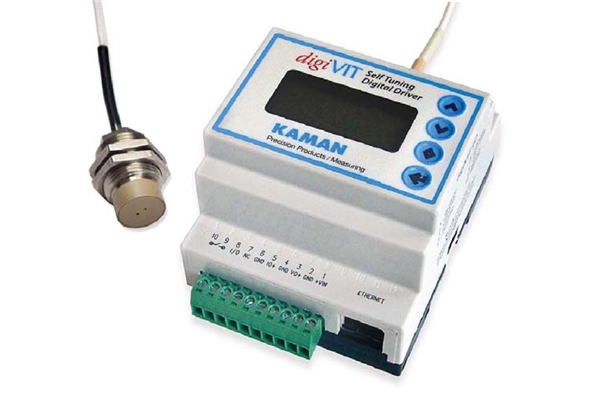 渦電流式変位センサ (渦電流式変位計)<br>digiVIT [ボタン一つで感度調整・出力変換可能]